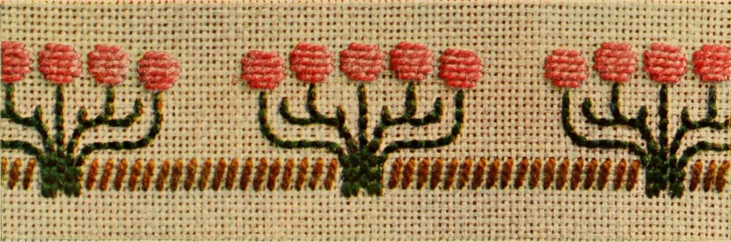 An illustration from Motifs pour broderies. (IIIme série), 1900, leaf 17