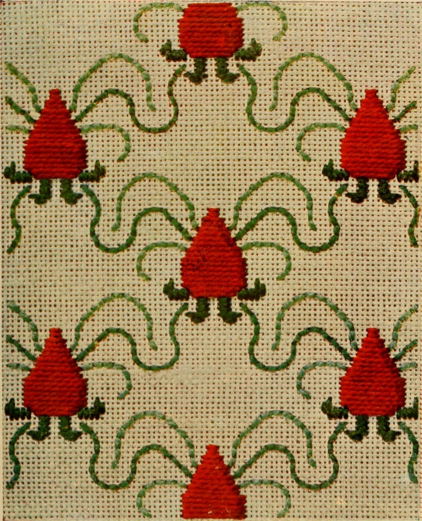 An illustration from Motifs pour broderies. (IIIme série), 1900, leaf 18