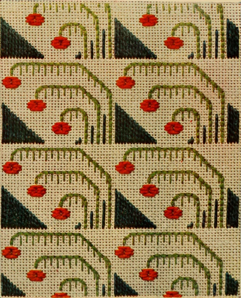 An illustration from Motifs pour broderies. (IIIme série), 1900, leaf 18