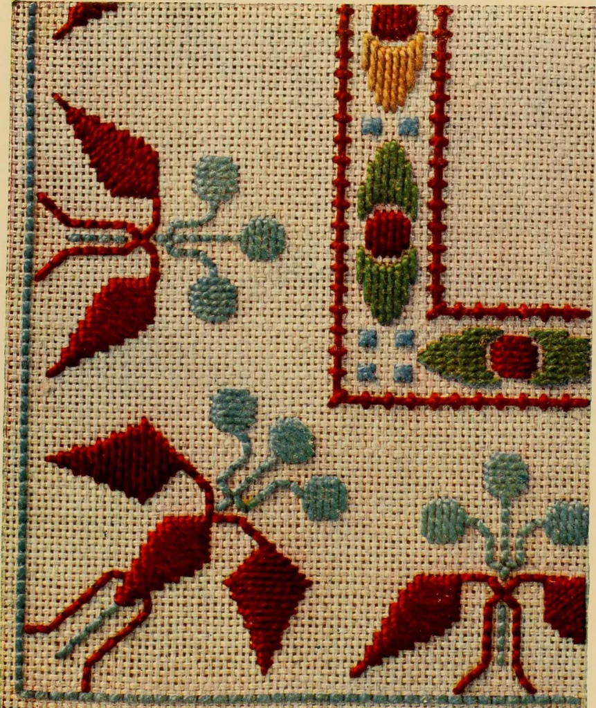 An illustration from Motifs pour broderies. (IIIme série), 1900, leaf 19