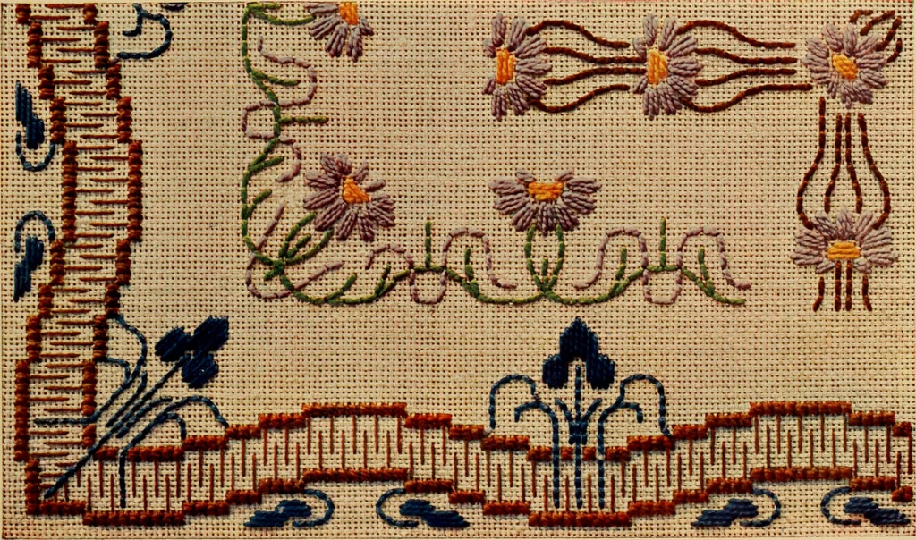 An illustration from Motifs pour broderies. (IIIme série), 1900, leaf 22