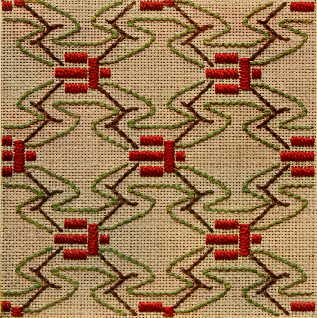 An illustration from Motifs pour broderies. (IIIme série), 1900, leaf 23