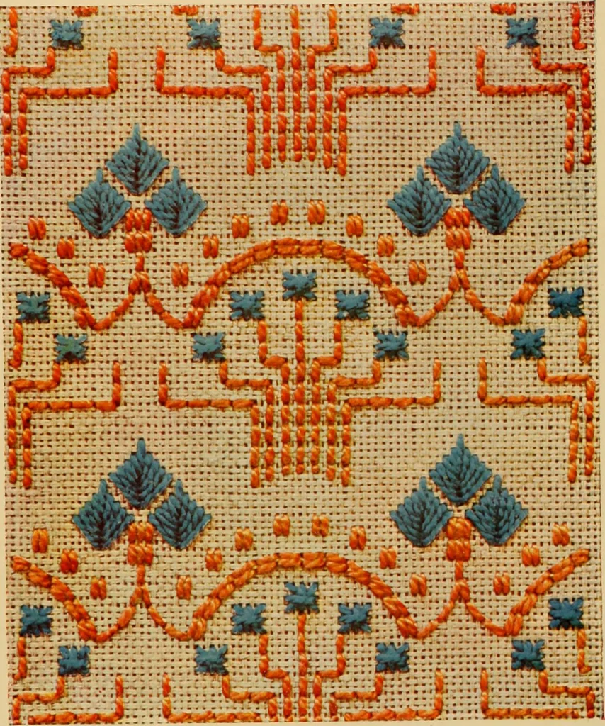 An illustration from Motifs pour broderies. (IIIme série), 1900, leaf 6