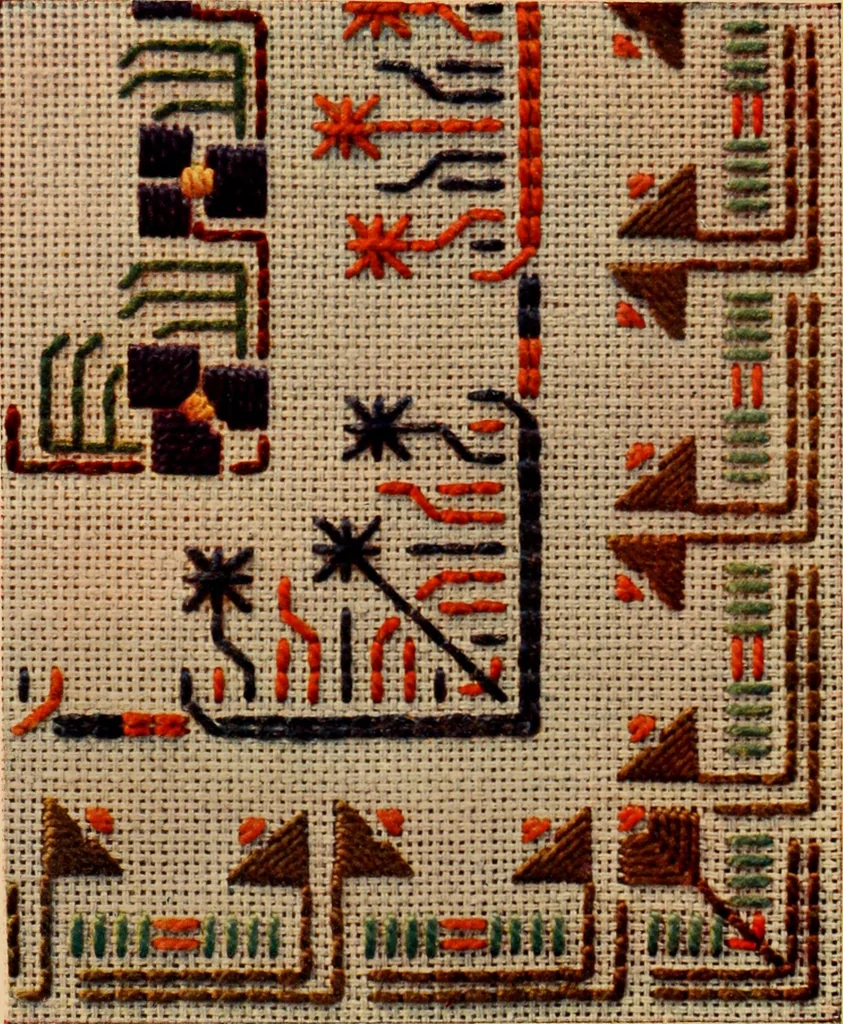An illustration from Motifs pour broderies. (IIIme série), 1900, leaf 7