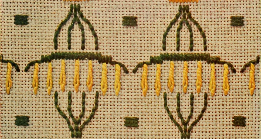 An illustration from Motifs pour broderies. (IIIme série), 1900, leaf 9