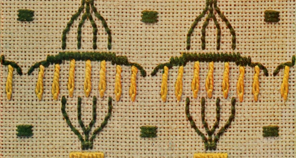 An illustration from Motifs pour broderies. (IIIme série), 1900, leaf 9