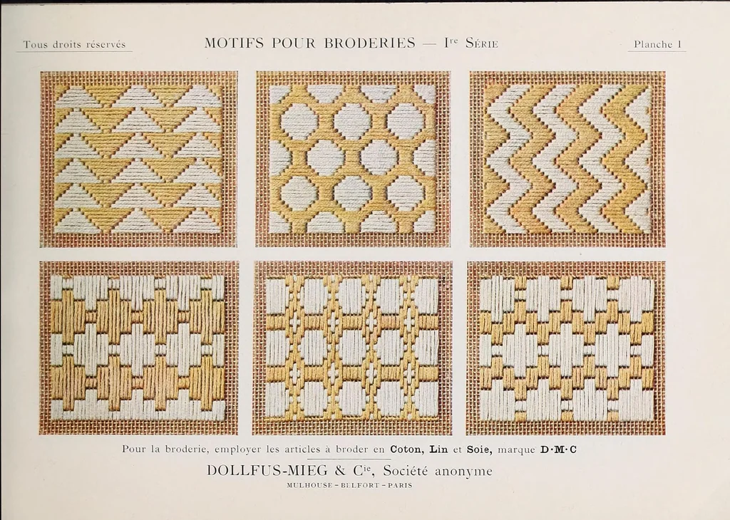 An illustration from Motifs pour broderies, 1922, leaf 19