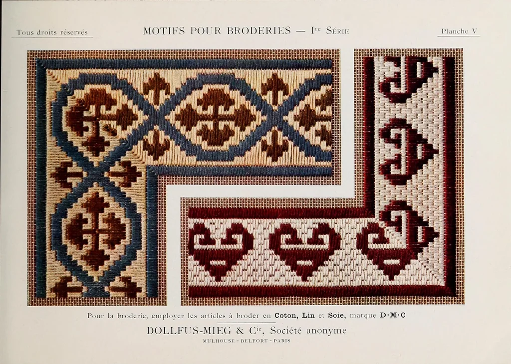 An illustration from Motifs pour broderies, 1922, leaf 23