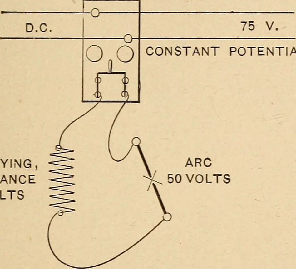 An illustration from Motion picture electricity, 1914, leaf 144