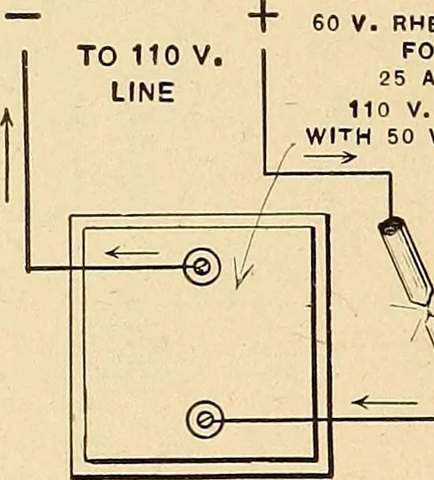 An illustration from Motion picture electricity, 1914, leaf 159