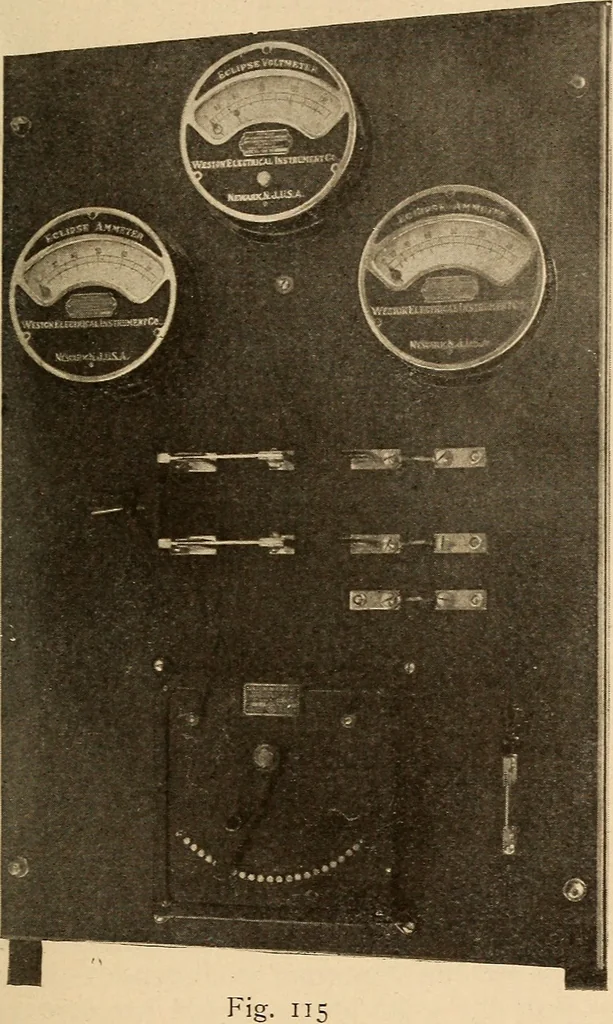 An illustration from Motion picture electricity, 1914, leaf 214