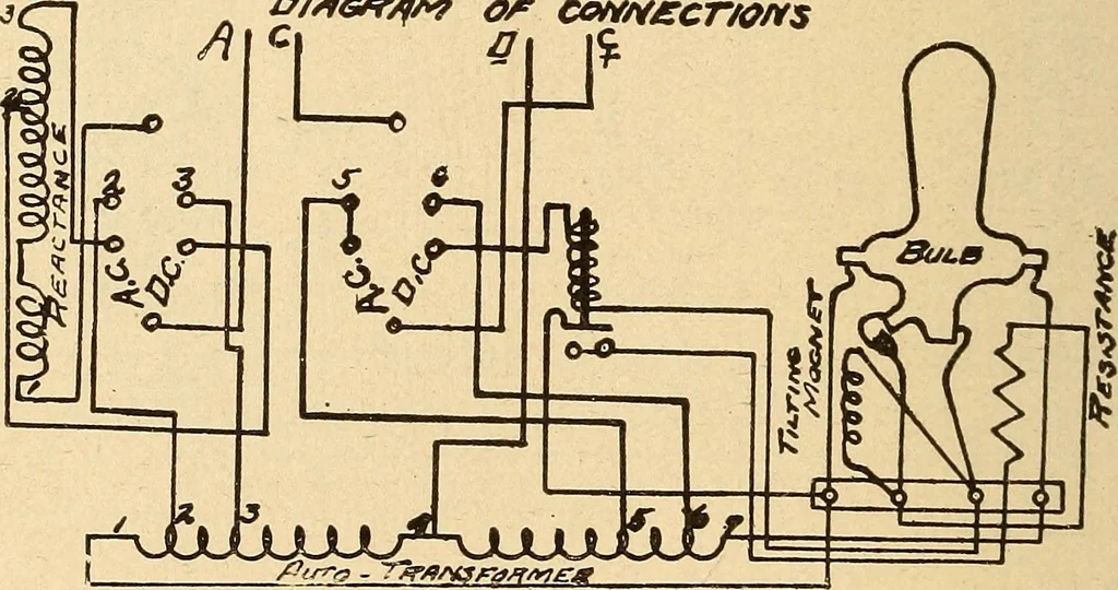 An illustration from Motion picture electricity, 1914, leaf 231