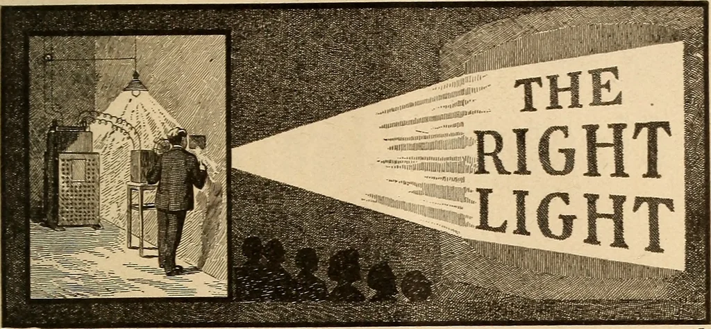 An illustration from Motion picture electricity, 1914, leaf 296