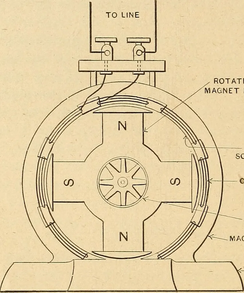 An illustration from Motion picture electricity, 1914, leaf 51