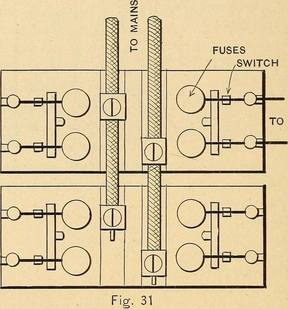 An illustration from Motion picture electricity, 1914, leaf 73