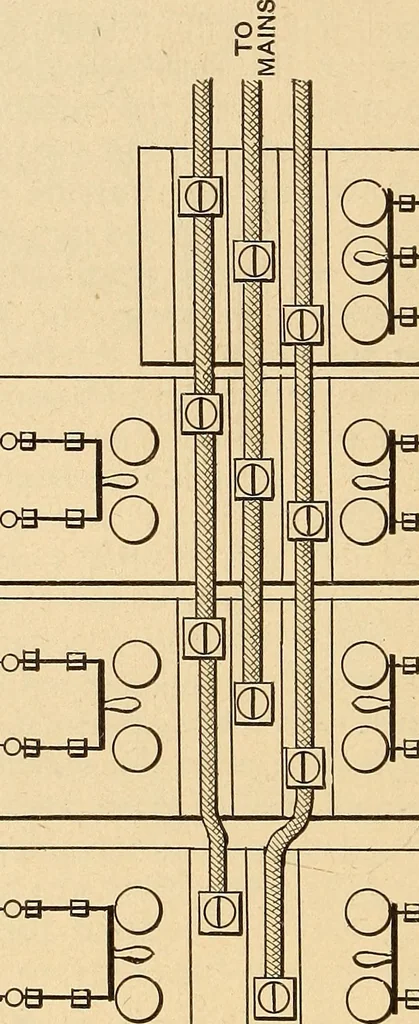 An illustration from Motion picture electricity, 1914, leaf 77