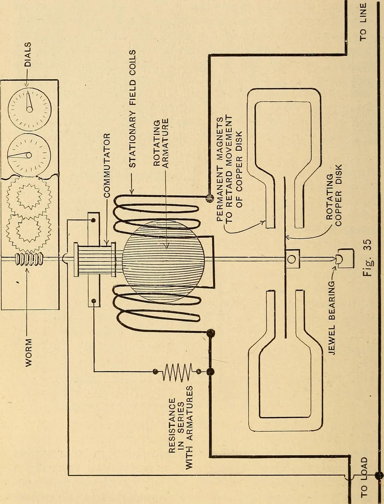 An illustration from Motion picture electricity, 1914, leaf 81