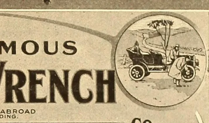 An illustration from Motor cycle, motor boat & automobile trade directory, 1910, leaf 479