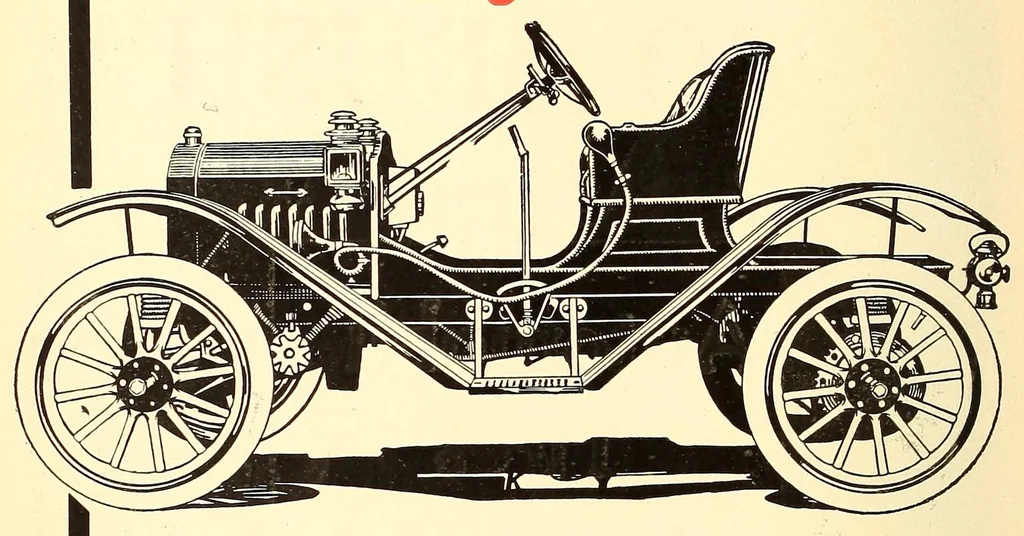 An illustration from Motor cycle, motor boat & automobile trade directory, 1910, leaf 56