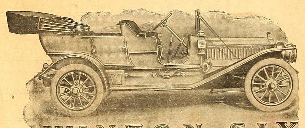 An illustration from Motor cycle, motor boat & automobile trade directory, 1910, leaf 690