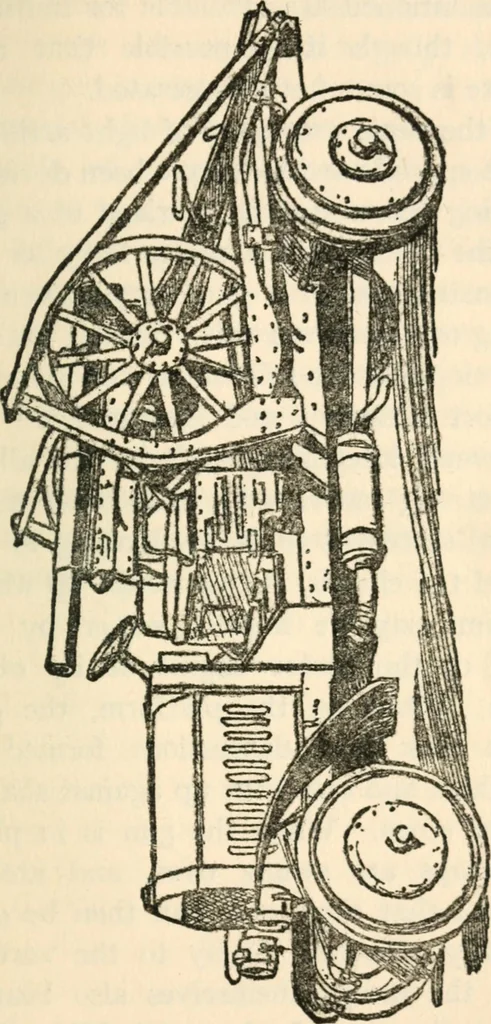 An illustration from Motor transports in war, 1914, leaf 120
