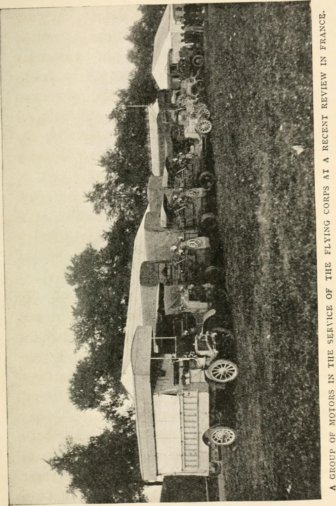 An illustration from Motor transports in war, 1914, leaf 20