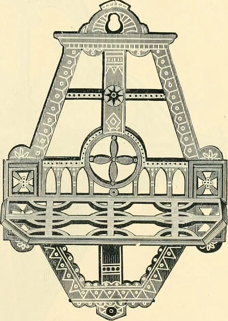 An illustration from Mouldings, mirrors, pictures and frames., 1884, leaf 102