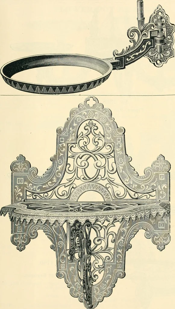 An illustration from Mouldings, mirrors, pictures and frames., 1884, leaf 104