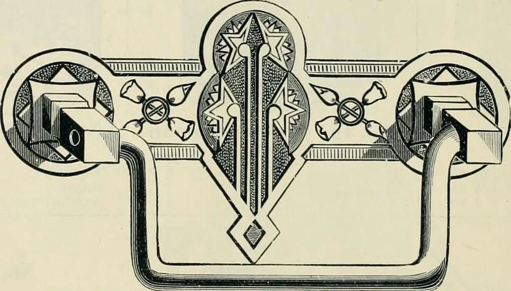 An illustration from Mouldings, mirrors, pictures and frames., 1884, leaf 111