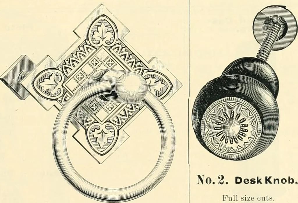 An illustration from Mouldings, mirrors, pictures and frames., 1884, leaf 112