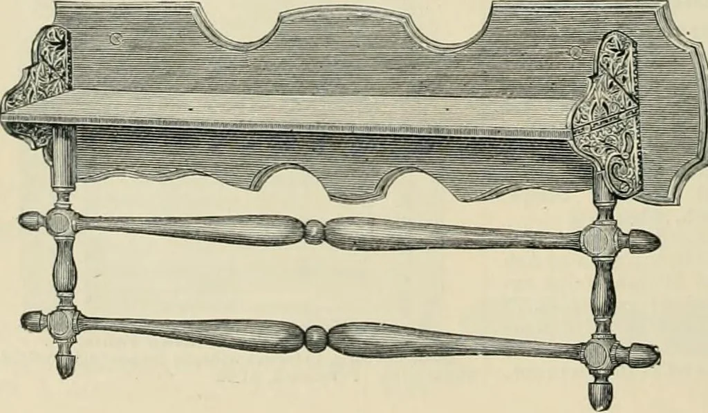 An illustration from Mouldings, mirrors, pictures and frames., 1884, leaf 117
