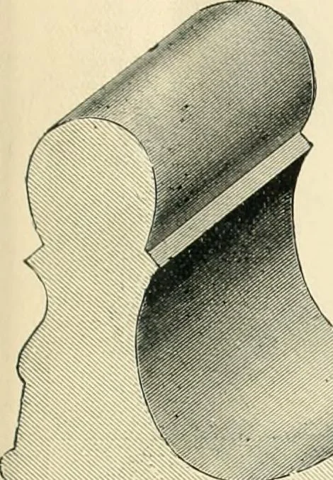 An illustration from Mouldings, mirrors, pictures and frames., 1884, leaf 12
