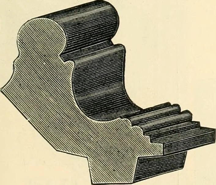 An illustration from Mouldings, mirrors, pictures and frames., 1884, leaf 12