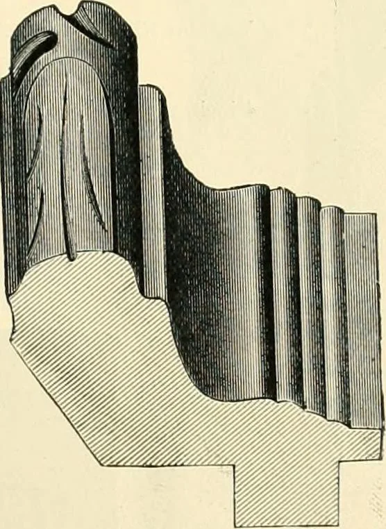 An illustration from Mouldings, mirrors, pictures and frames., 1884, leaf 12