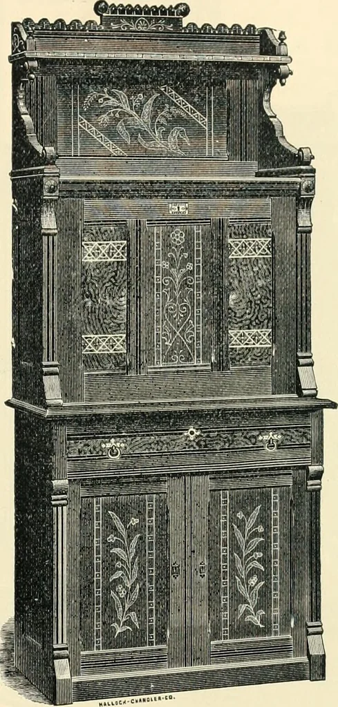 An illustration from Mouldings, mirrors, pictures and frames., 1884, leaf 126