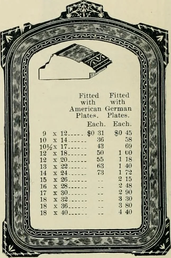 An illustration from Mouldings, mirrors, pictures and frames., 1884, leaf 129