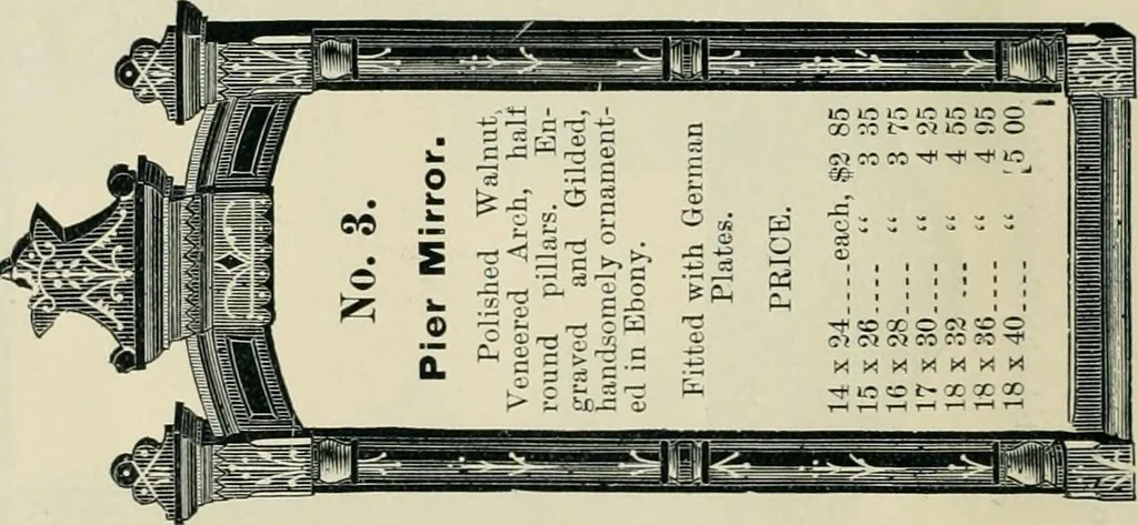 An illustration from Mouldings, mirrors, pictures and frames., 1884, leaf 131