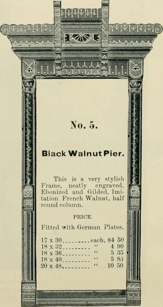 An illustration from Mouldings, mirrors, pictures and frames., 1884, leaf 131