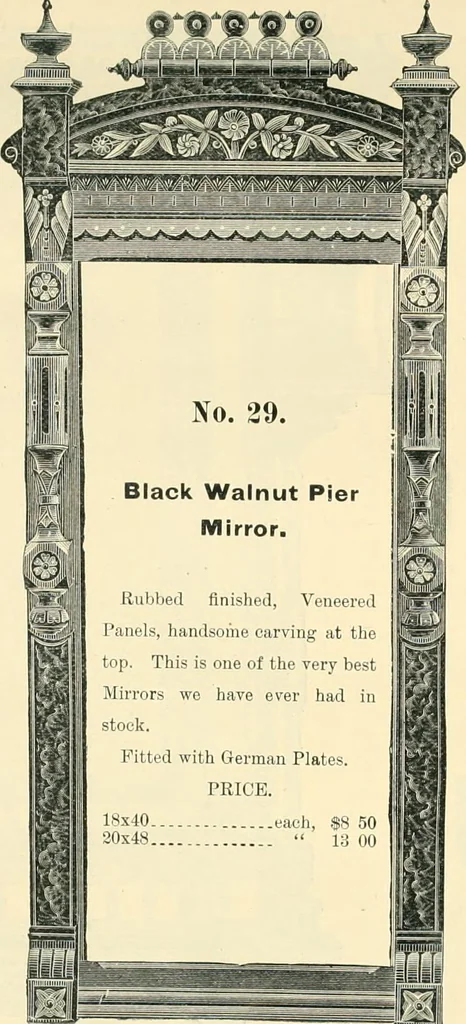 An illustration from Mouldings, mirrors, pictures and frames., 1884, leaf 132