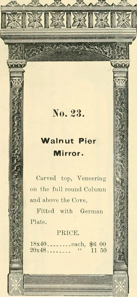 An illustration from Mouldings, mirrors, pictures and frames., 1884, leaf 132