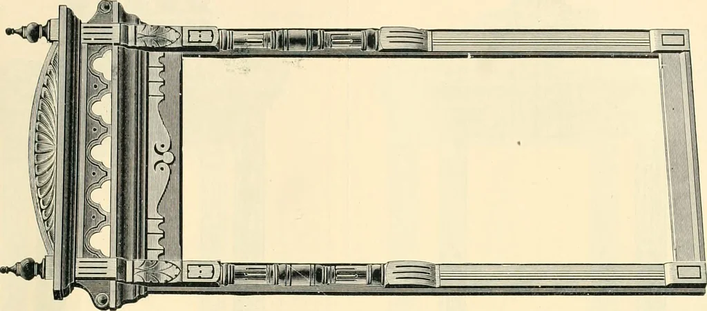 An illustration from Mouldings, mirrors, pictures and frames., 1884, leaf 134