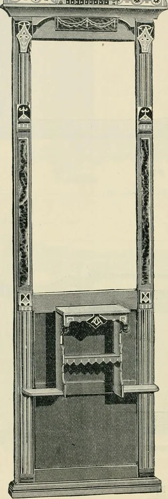 An illustration from Mouldings, mirrors, pictures and frames., 1884, leaf 135