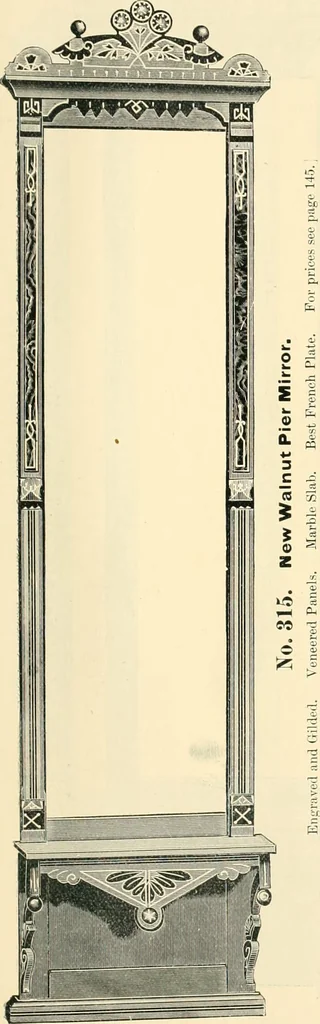 An illustration from Mouldings, mirrors, pictures and frames., 1884, leaf 136
