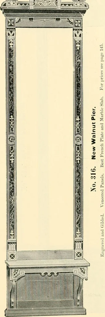 An illustration from Mouldings, mirrors, pictures and frames., 1884, leaf 136