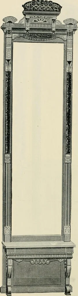 An illustration from Mouldings, mirrors, pictures and frames., 1884, leaf 137