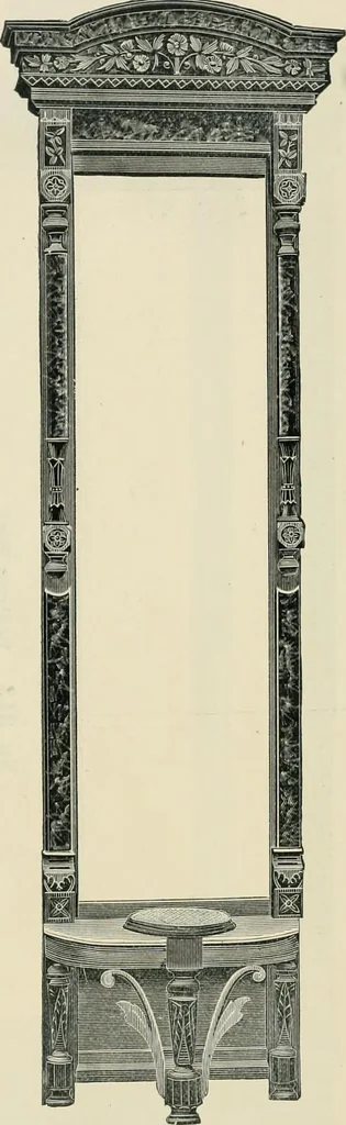 An illustration from Mouldings, mirrors, pictures and frames., 1884, leaf 139