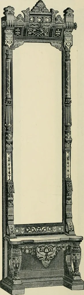 An illustration from Mouldings, mirrors, pictures and frames., 1884, leaf 139