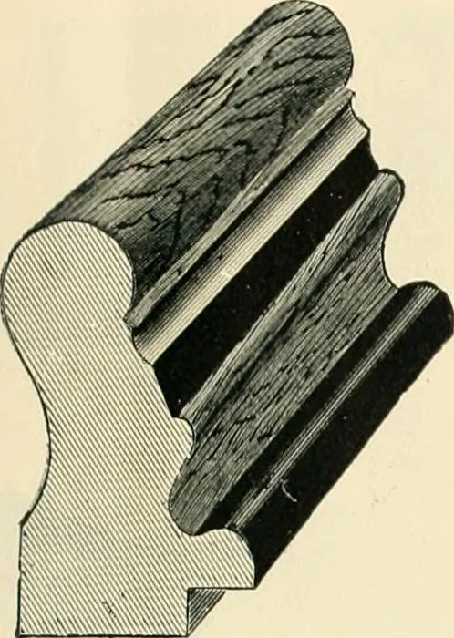 An illustration from Mouldings, mirrors, pictures and frames., 1884, leaf 14