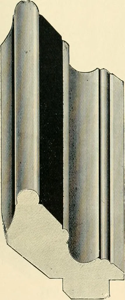 An illustration from Mouldings, mirrors, pictures and frames., 1884, leaf 14