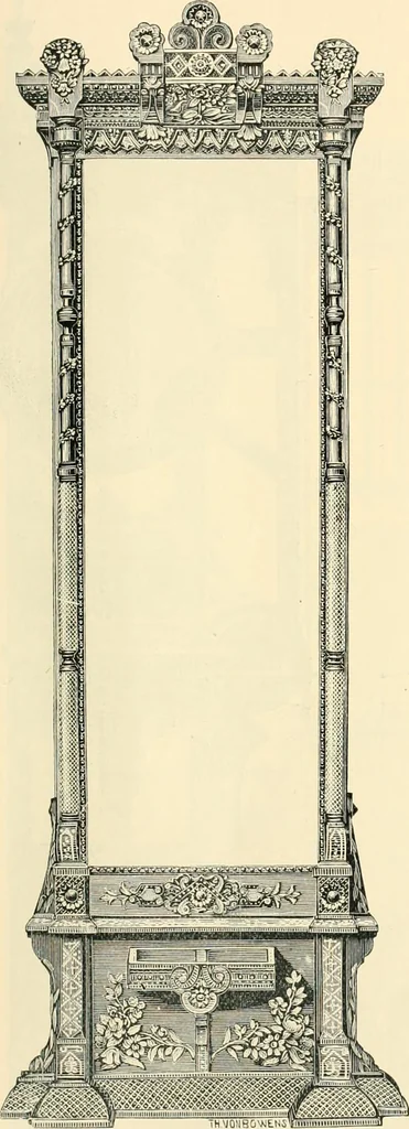 An illustration from Mouldings, mirrors, pictures and frames., 1884, leaf 140